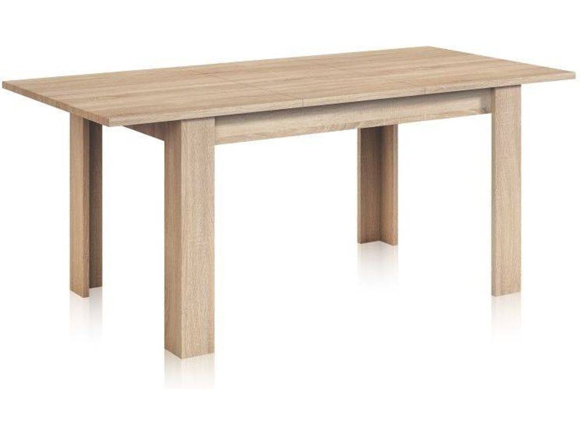 Mesa de Refeição HABITDESIGN Kendra  (Carvalho - Melamina - 140–190 x 78 x 90 cm)