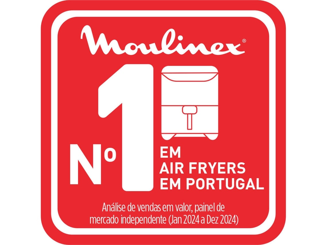 Fritadeira com Óleo MOULINEX  Easy Fry Silence XXL Vision EZ8468F0 (7 L - 1700 W)
